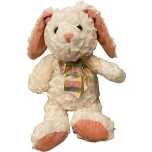 Homerbest Bunny White Plush Rabbit Easter Stuffed Animal Floppy Ears